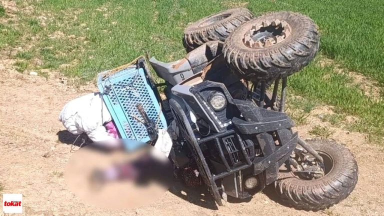 Devrilen ATV’nin altında kalan kadın öldü!