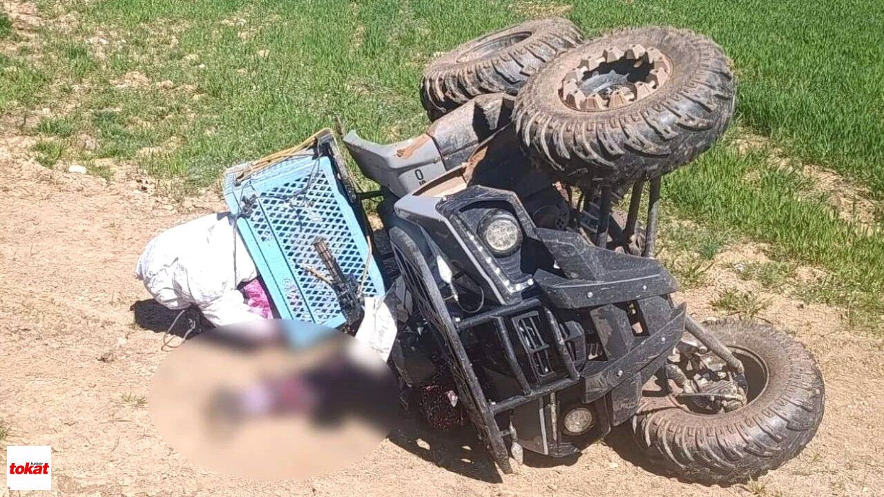 Devrilen ATV’nin altında kalan kadın öldü!