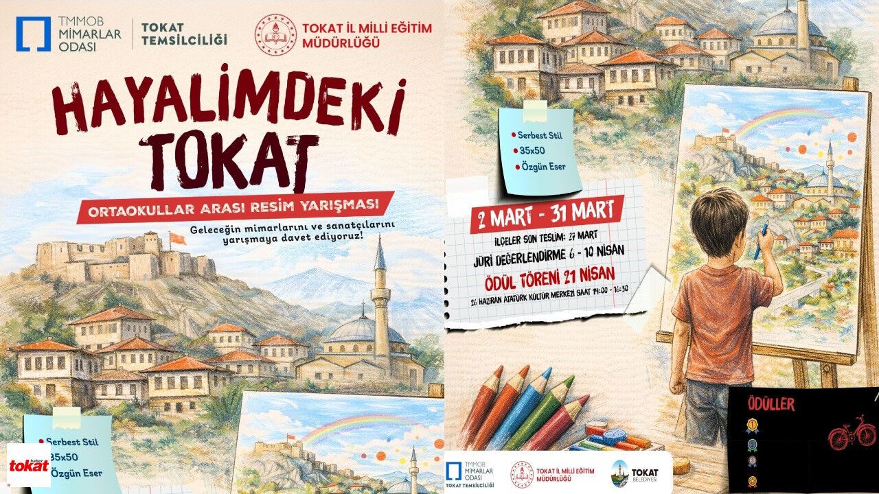 Tokat’ta “Hayalimdeki Tokat” yarışması tamamlandı: Ödüller sahiplerini buluyor