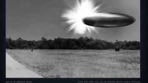 Gökyüzünde Aniden Belirdi 60 metrelik UFO