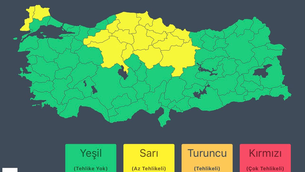 Meteoroloji Uyardı! Tokat’ta Kuvvetli Yağış Bekleniyor