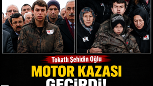 Tokatlı Şehidin Oğlu Motor Kazası Geçirdi